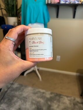 AMINNAH Peach Body Sugar Polish - Peach Exfoliating Scrub